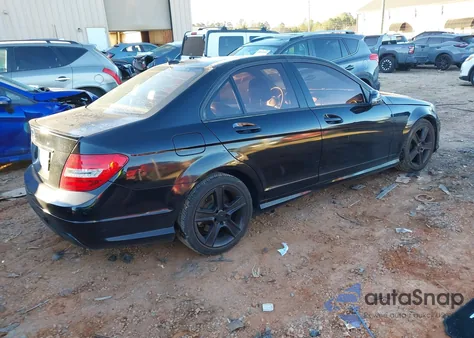 2012 Mercedes-Benz C 250 Sport from USA, damaged, VIN WDDGF4HB3CR218403